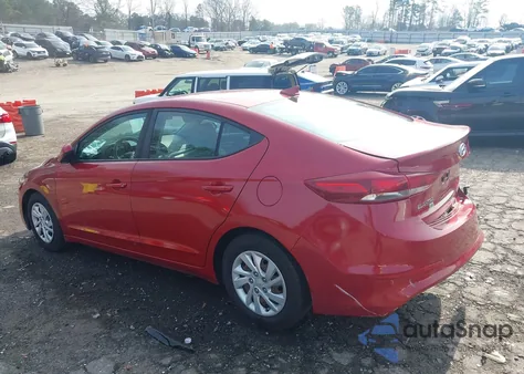 2017 Hyundai Elantra Se из США, поврежденный, VIN 5NPD74LF4HH104980